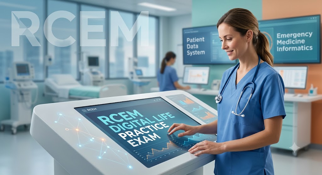 RCEM Digital Life Practice Exam Banner
