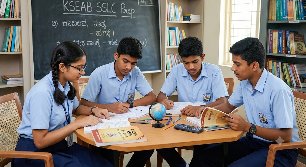 KSEAB SSLC Third Language Practice Test & Exam Prep | India Banner