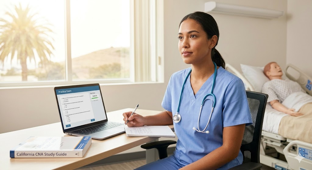 California Certified Nursing Assistant (CNA) Practice Exam Banner