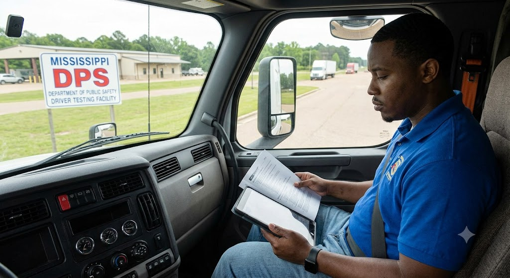 Mississippi CDL Practice Test Banner