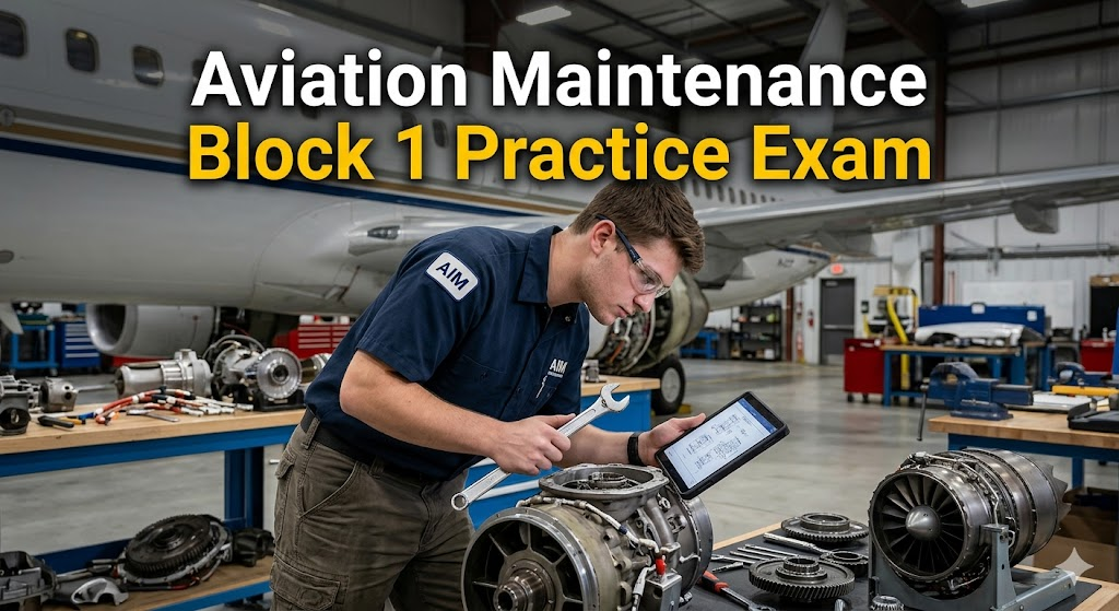 Aviation Institute of Maintenance Block 1 Practice Test Banner