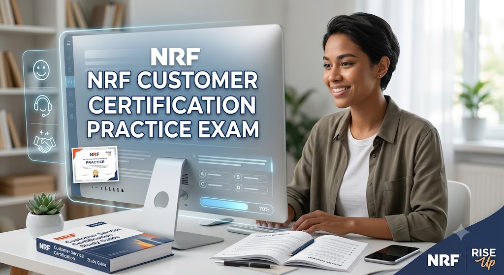 NRF Customer Service Certification Practice Exam Banner