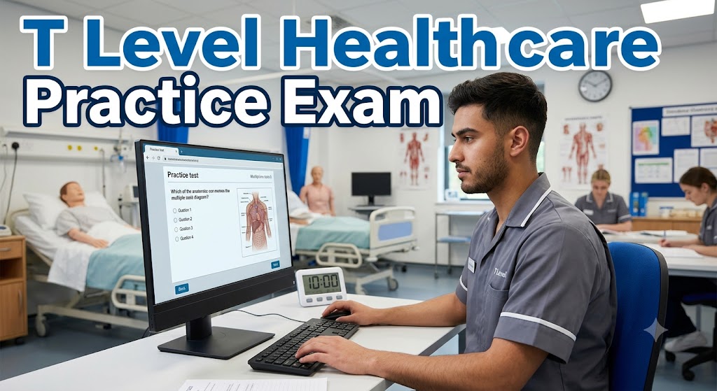 T Level Healthcare Practice Test Banner