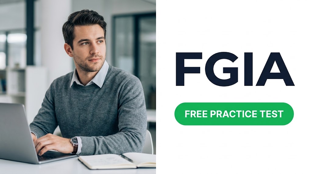 Fgia Practice Test & Exam Prep Banner