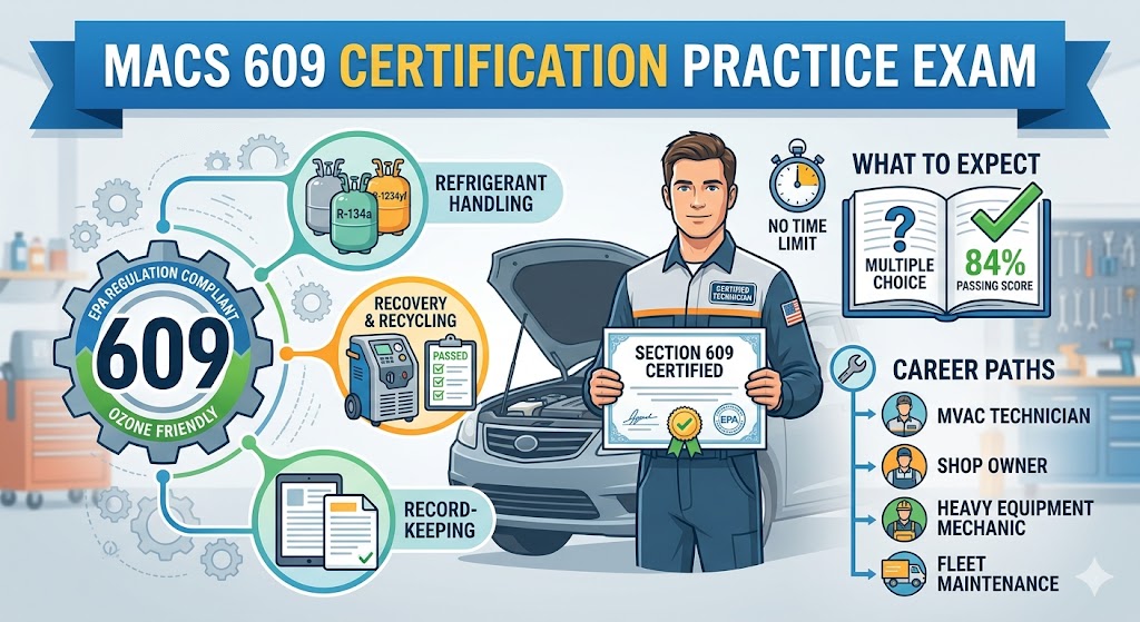 MACS 609 Certification Practice Exam Banner
