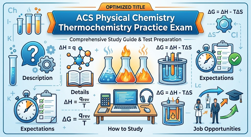 ACS Physical Chemistry: Thermochemistry Practice Test Banner