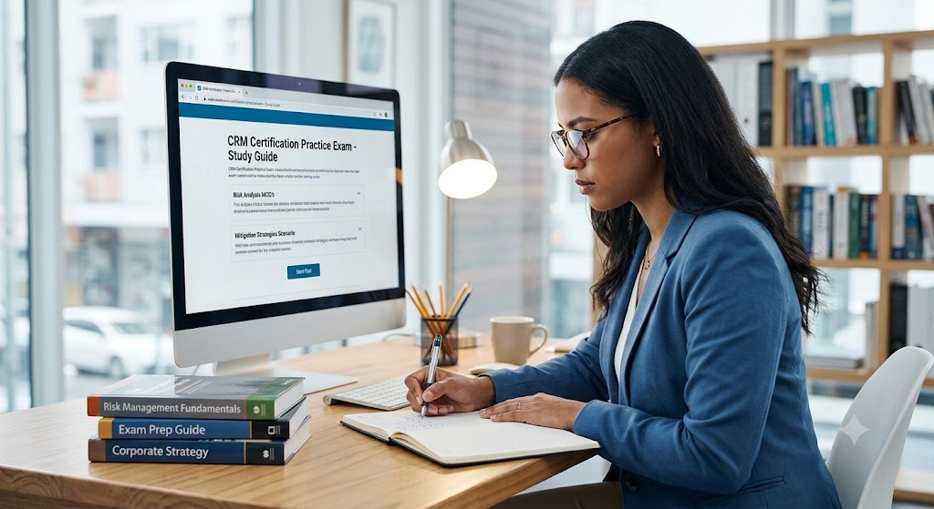 CRM Practice Test & Exam Prep Banner