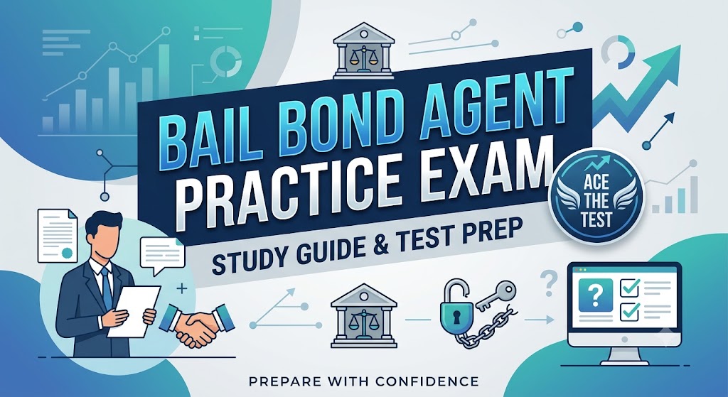 Bail Bond Practice Test & Exam Prep Banner