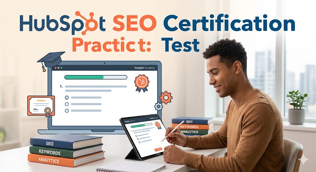 HubSpot SEO Certification Practice Test Banner