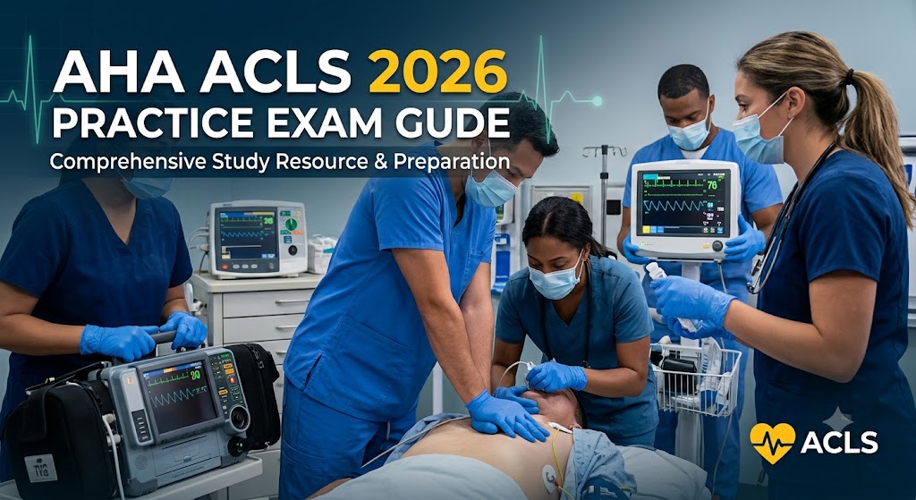 AHA ACLS Post Test Answer Key 2026 Banner