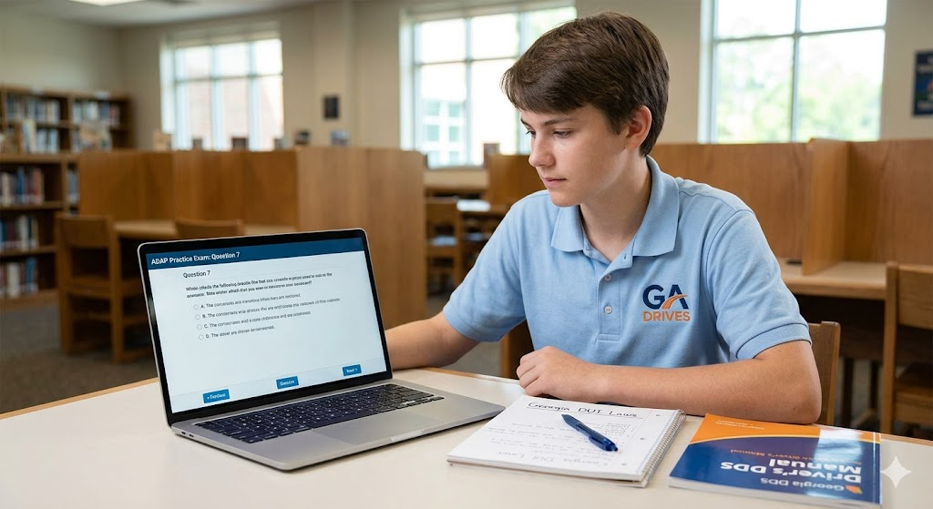 Georgia's Alcohol and Drug Awareness Program (ADAP)Practice Exam Banner