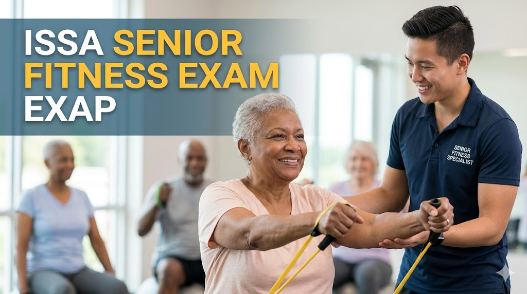 ISSA Specialist in Senior Fitness Certification Exam Banner