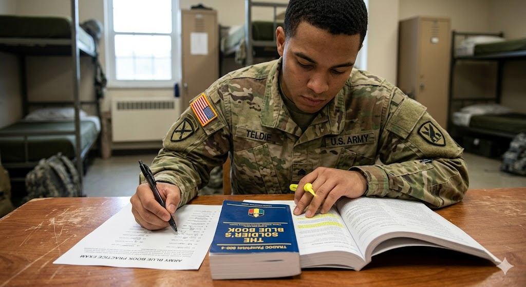 Army Blue Book Practice Test Banner