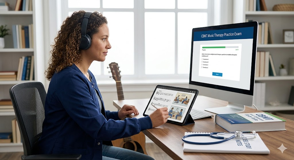 CBMT Music Therapy Practice Exam Banner