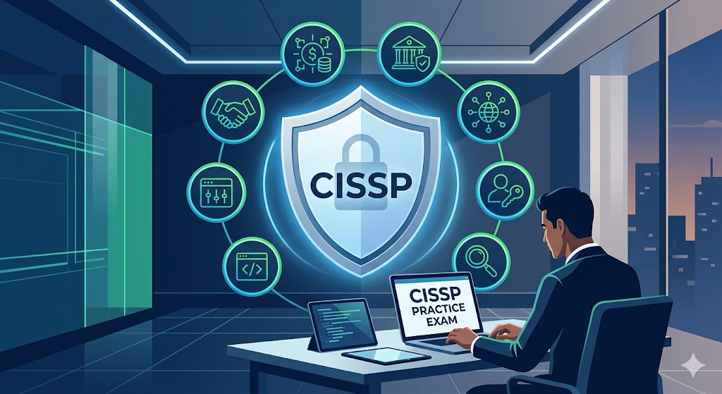 Certified Information Systems Security Professional (CISSP) Practice Exam Banner