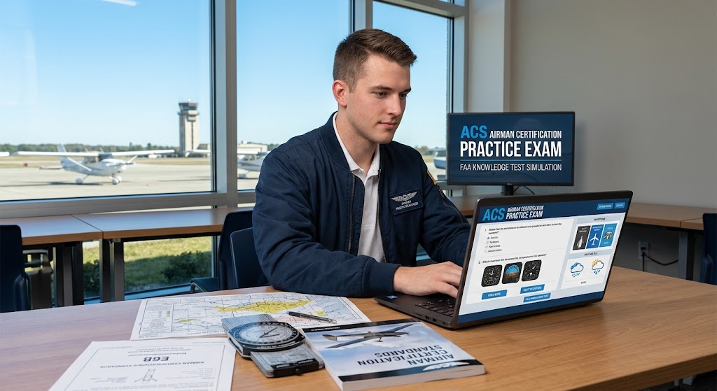 ACS Airman Certification Practice Test Banner