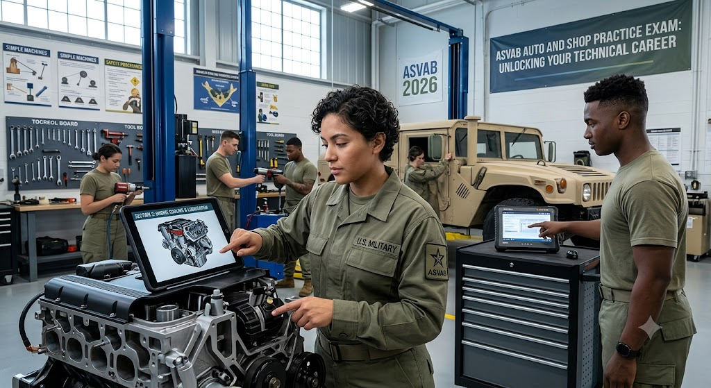 ASVAB Auto and Shop Practice Test 2026 [with Explanation PDF] Banner