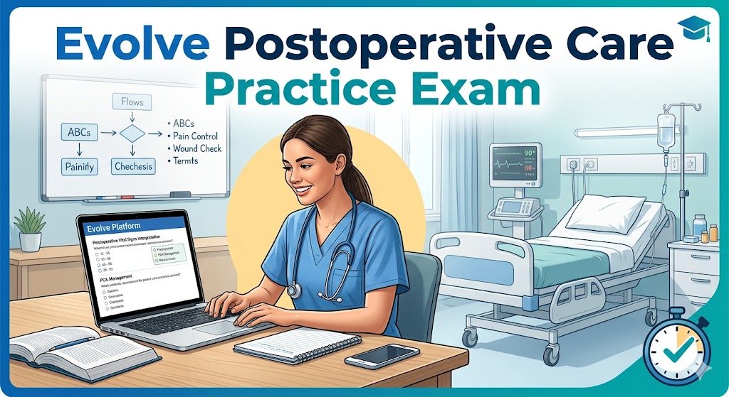 Evolve Postoperative Care Practice Test Banner