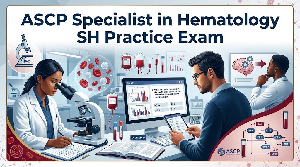 ASCP Specialist in Hematology (SH) Practice Exam Banner