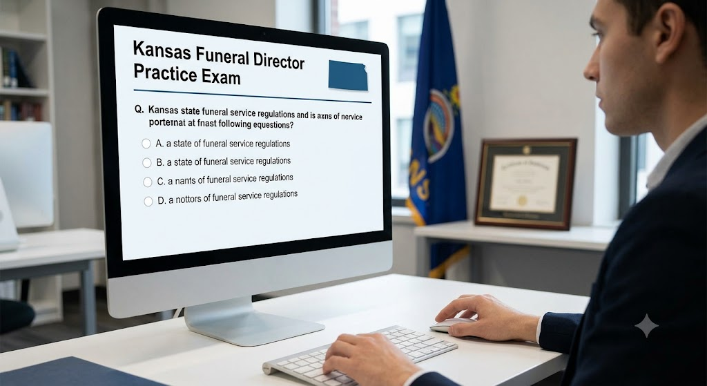 Kansas Funeral Director Practice Exam Banner