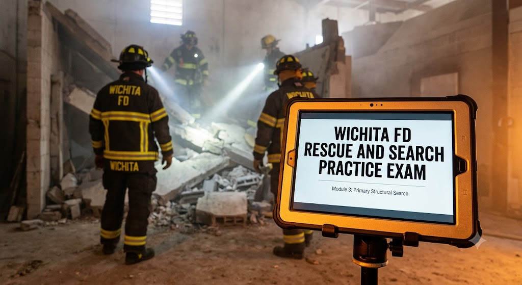 Wichita Fire Department Rescue And Search Practice Test Banner