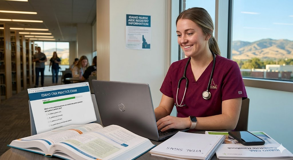 Idaho CNA Practice Exam Banner