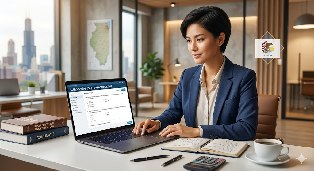 Illinois Real Estate Practice Exam. Banner