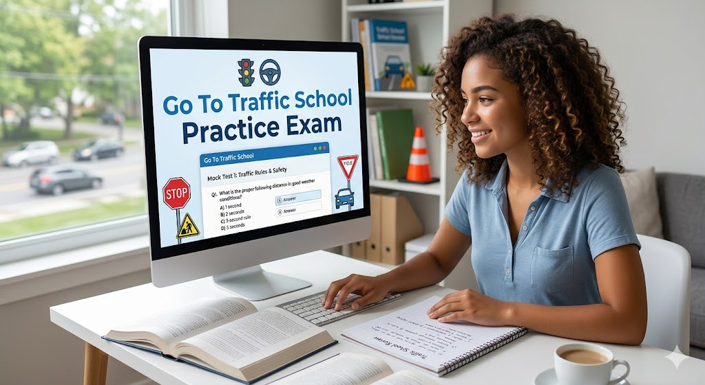 Go To Traffic School Practice Test Banner