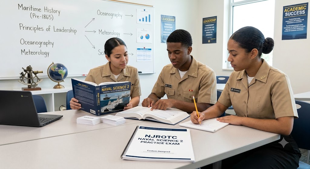 NJROTC Naval Science 2 (NS-2) Practice Test Banner