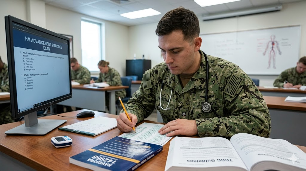 Hospital Corpsman (HM) Advancement Practice Exam Banner