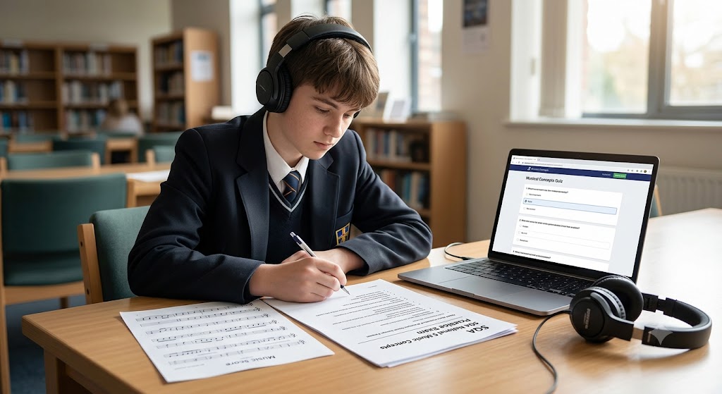 SQA National 5 Music Concepts Practice Exam Banner
