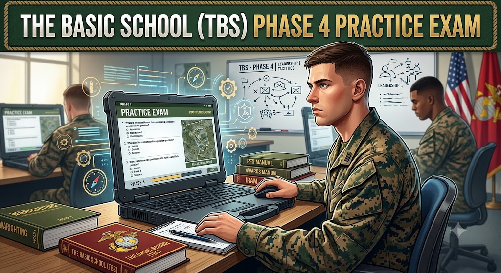 The Basic School (TBS) Phase 4 Practice Exam Banner