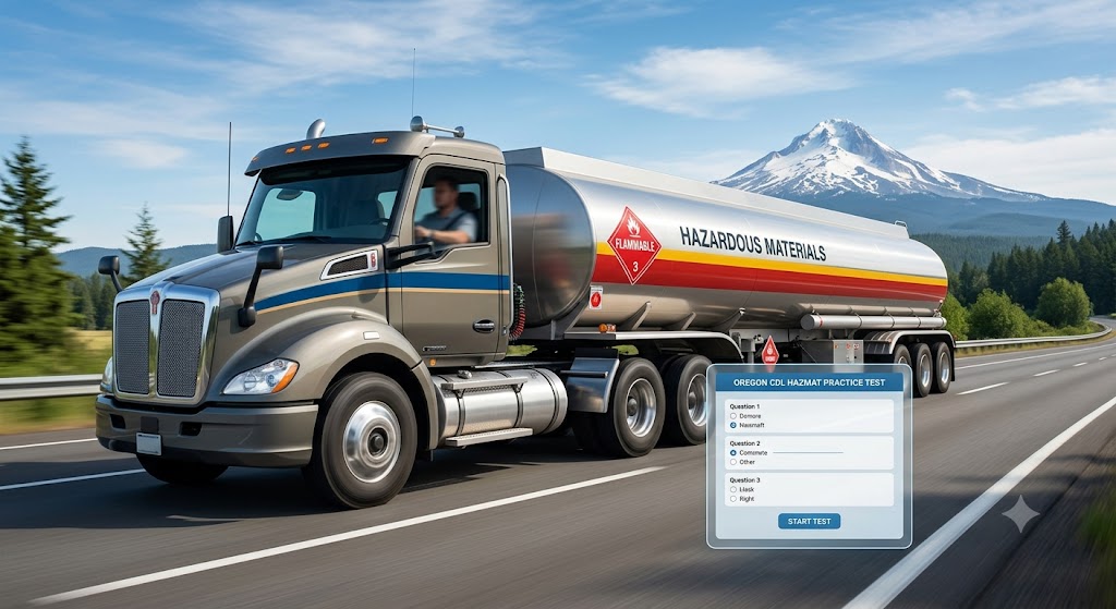 Oregon CDL Hazmat Practice Test Banner