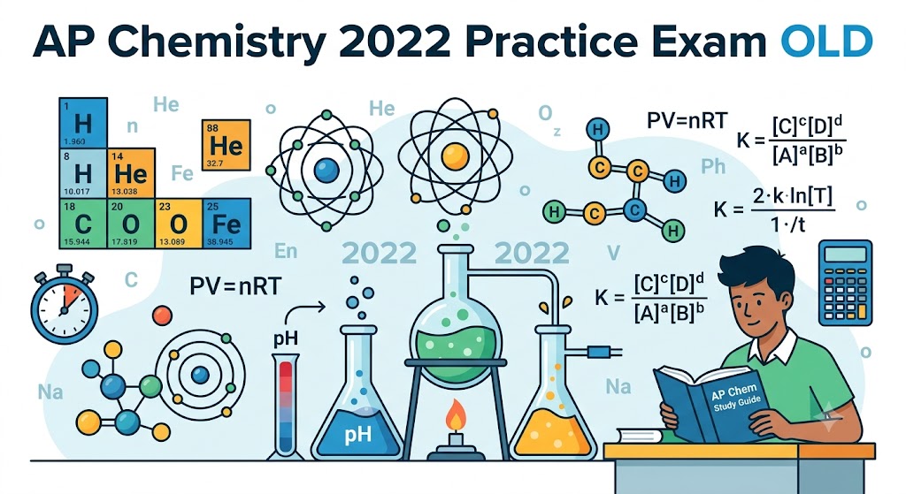AP Chemistry Exam Practice Test 2022 OLD Banner