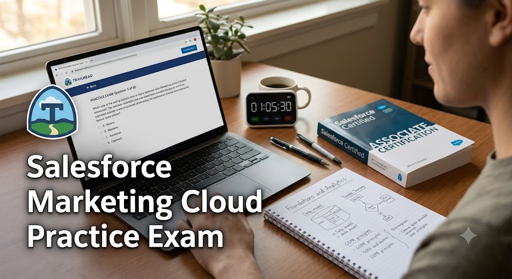 Salesforce Marketing Cloud Associate Certification Practice Exam Banner