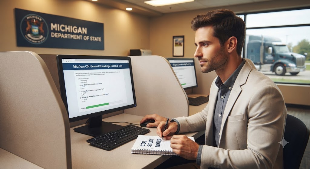 Michigan CDL Practice Test Banner