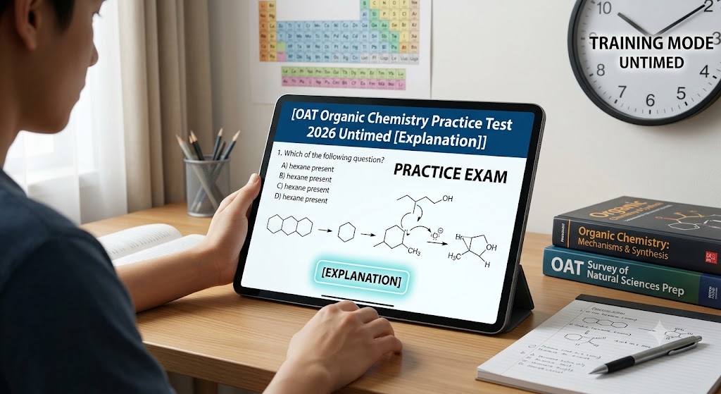 OAT Organic Chemistry Practice Test 2026 Untimed [Explanation] Banner