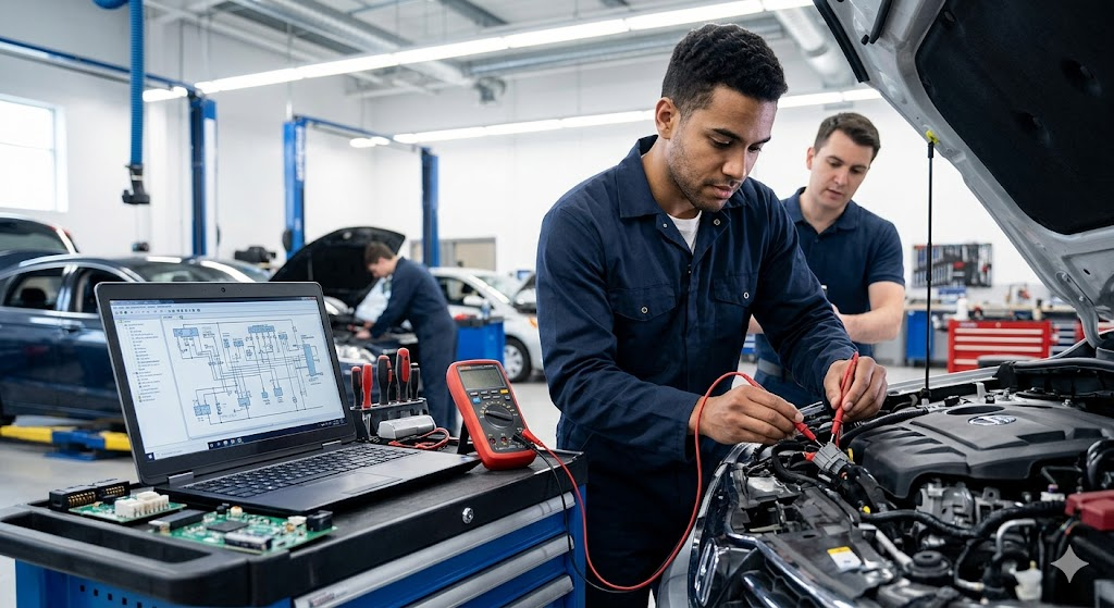 Automotive Electronics Practice Test Banner