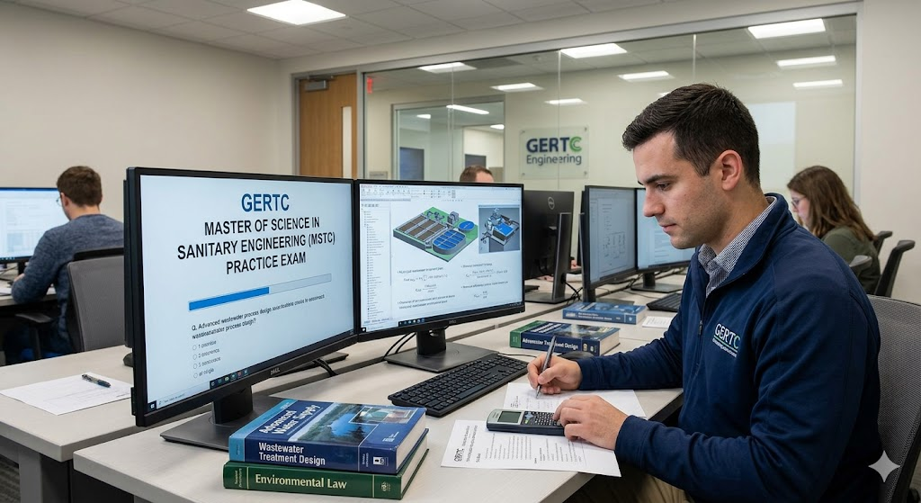 GERTC Master of Science in Sanitary Engineering (MSTC) Practice Exam Banner