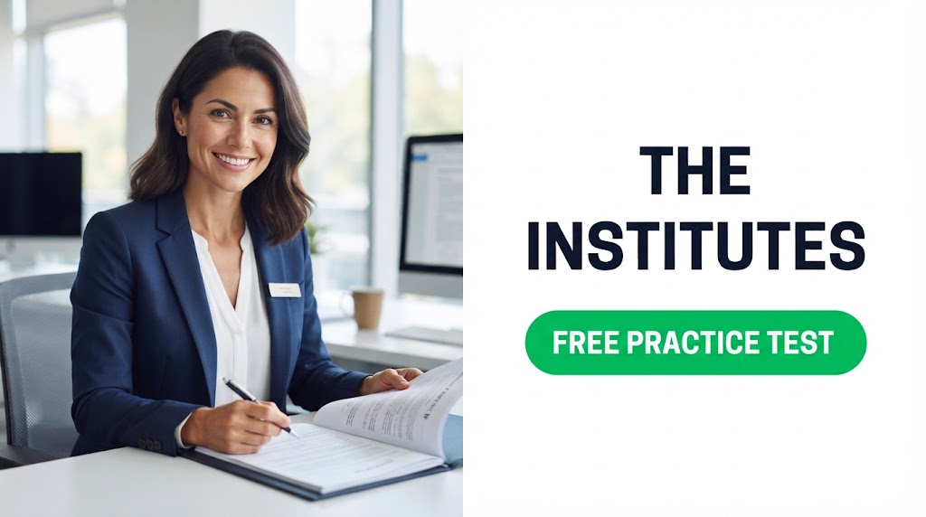 The Institutes Practice Test & Exam Prep Banner