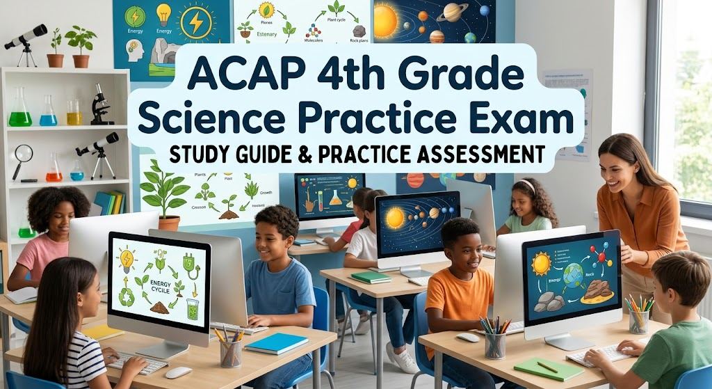 ACAP 4th Grade Science Practice Test Banner