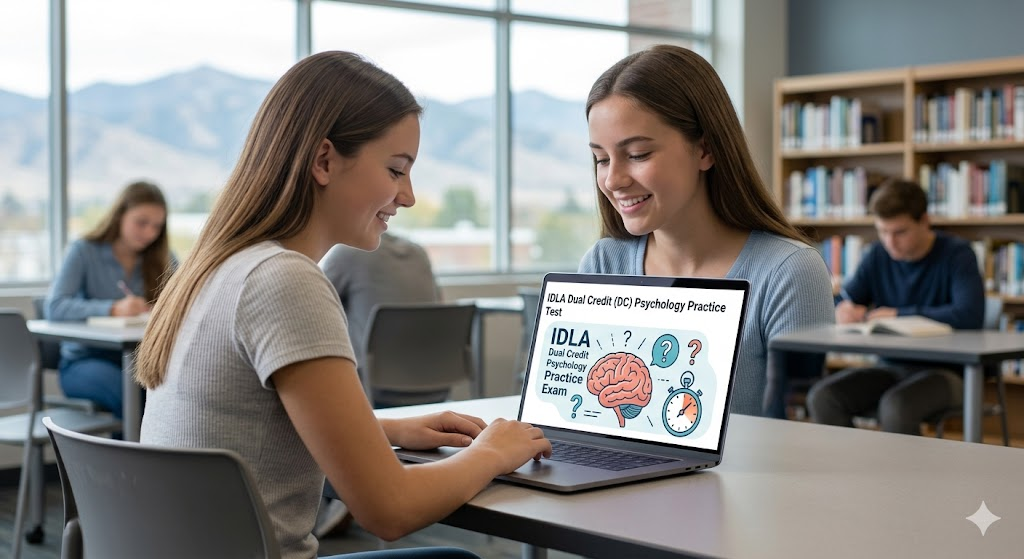 IDLA Dual Credit (DC) Psychology Practice Test Banner