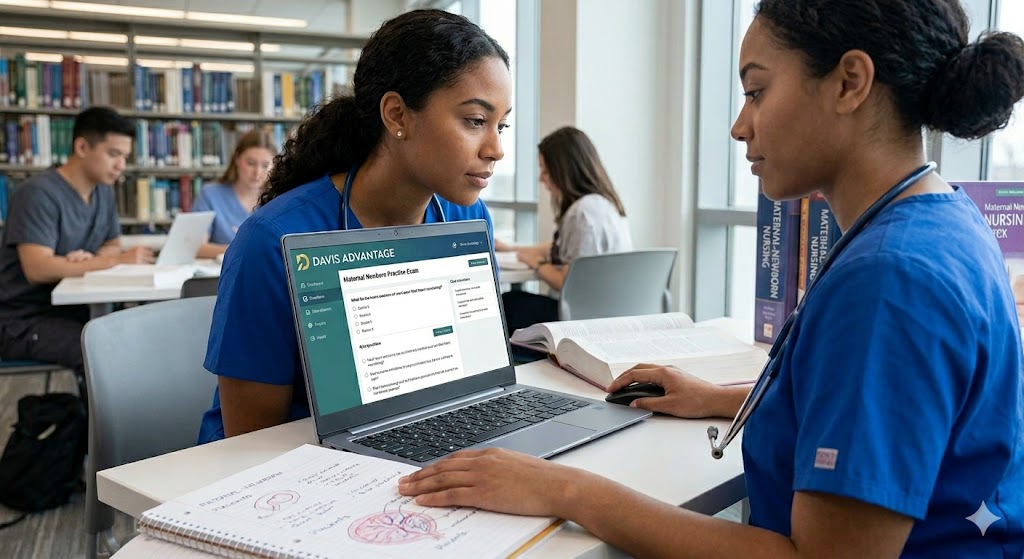 Davis Advantage for Maternal-Newborn Practice Test Banner