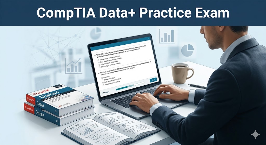 CompTIA Data+ Practice Exam Banner