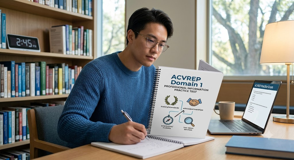 ACVREP Domain 1 – Professional Information Practice Test Banner