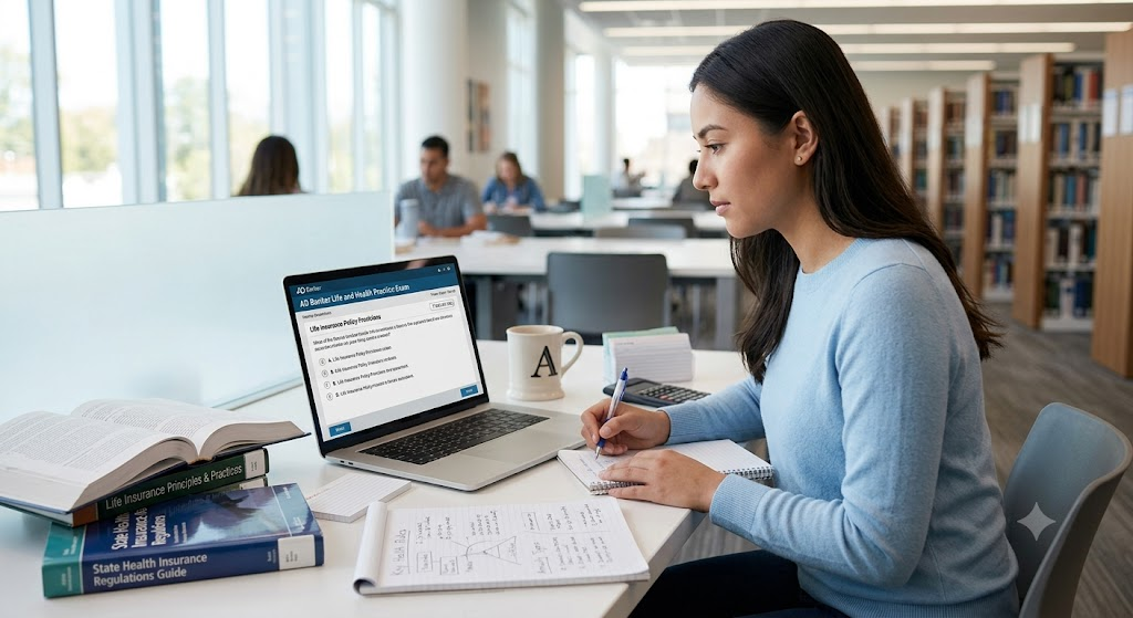 AD Banker Life and Health Practice Exam Banner