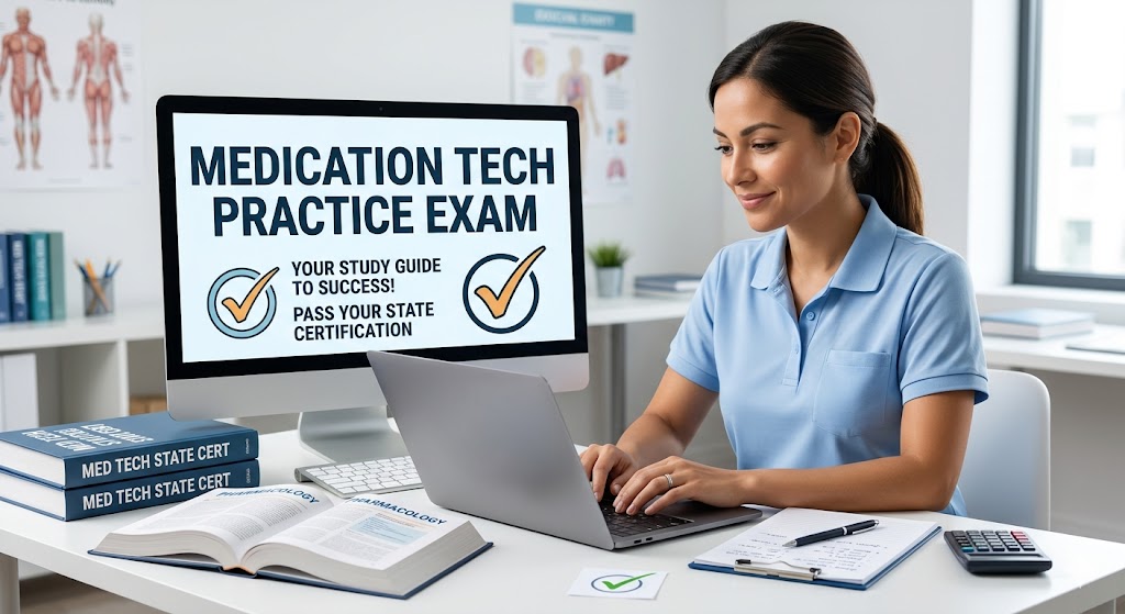 Medication Technician State Certification Practice Exam Banner