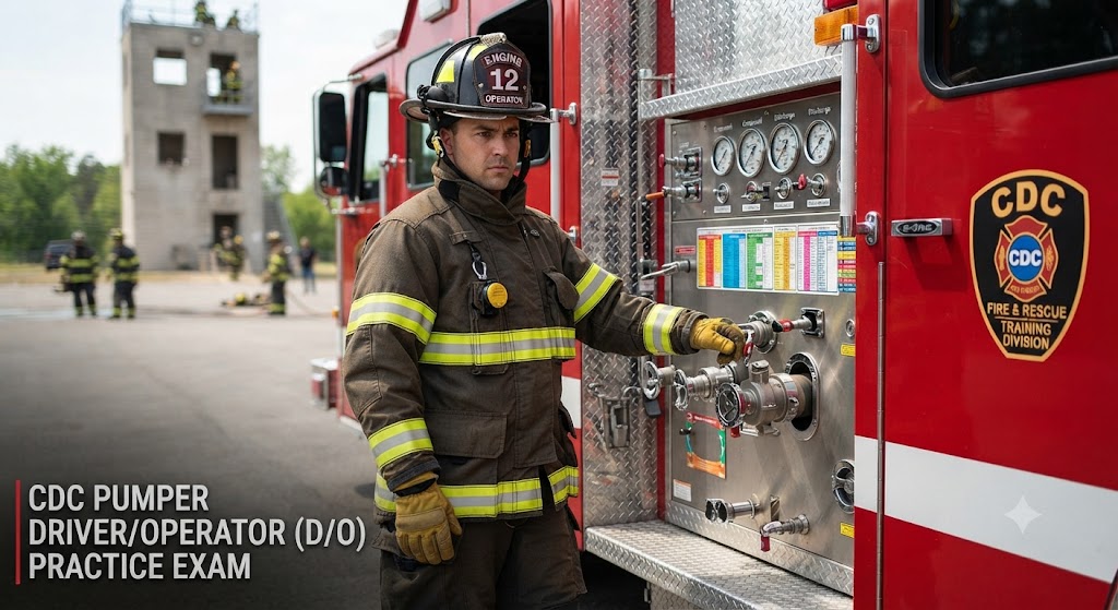 CDC Pumper Driver/Operator (D/O) Practice Banner