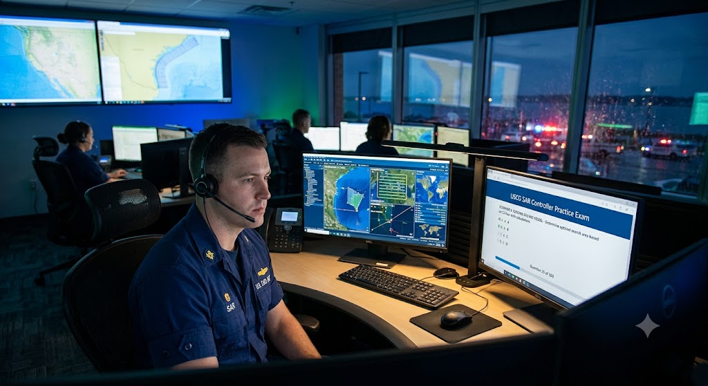 USCG Search and Rescue Controller Practice Exam Banner