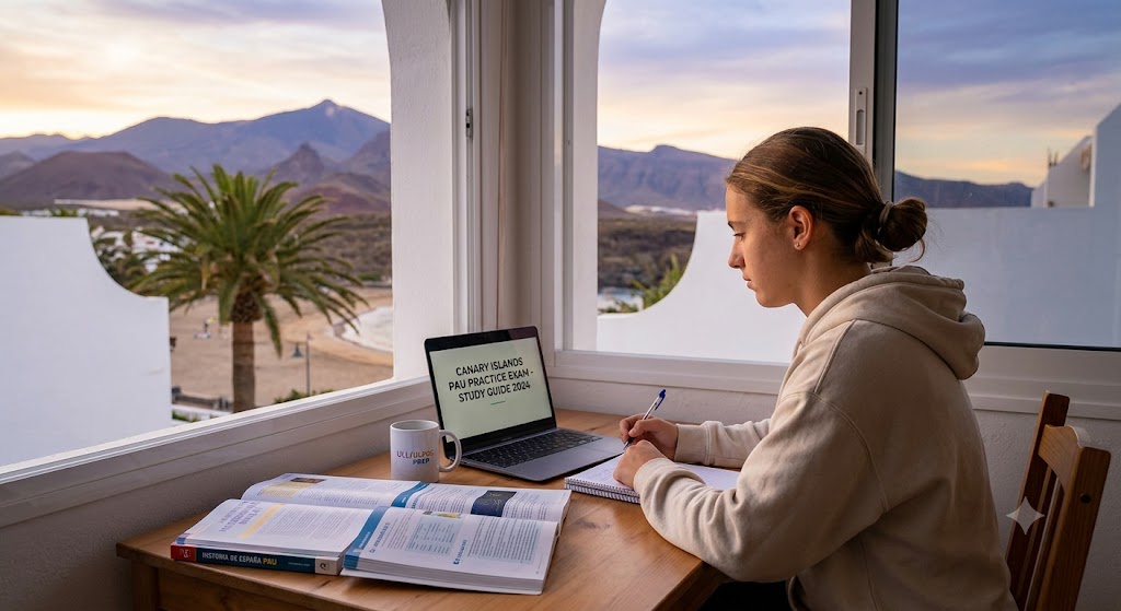 Canary Islands PAU Practice Test & Exam Prep | Spain Banner